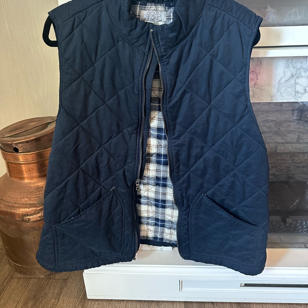 Men's Quilted Navy Vest